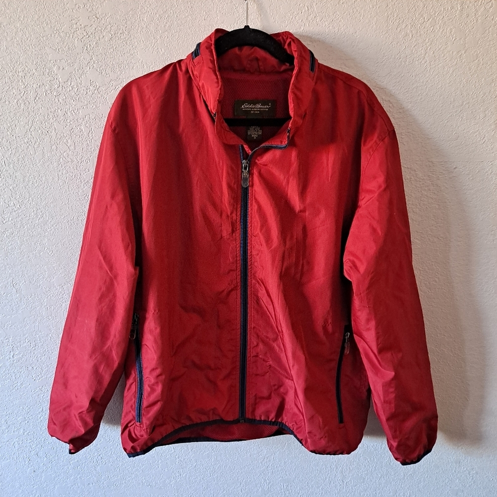 Red Eddie Bauer Windbreaker